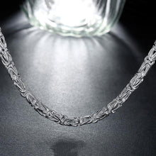 Load image into Gallery viewer, Fashion 925 Sterling Silver Necklaces Charm Jewelry 20 Inches Domineering retro faucet men's necklace Party Christmas Gifts 2022
