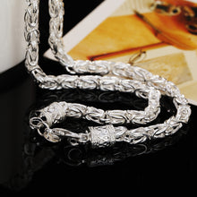 Load image into Gallery viewer, Fashion 925 Sterling Silver Necklaces Charm Jewelry 20 Inches Domineering retro faucet men's necklace Party Christmas Gifts 2022

