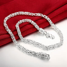 Load image into Gallery viewer, Fashion 925 Sterling Silver Necklaces Charm Jewelry 20 Inches Domineering retro faucet men's necklace Party Christmas Gifts 2022
