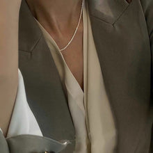 Load image into Gallery viewer, 2022 Trend Sparkling Silver Color Choker Necklace for Women Elegant Clavicle Chain Necklace Party Wedding Collar Jewelry Gifts 2022
