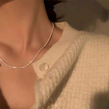 Load image into Gallery viewer, 2022 Trend Sparkling Silver Color Choker Necklace for Women Elegant Clavicle Chain Necklace Party Wedding Collar Jewelry Gifts 2022
