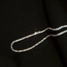 Load image into Gallery viewer, 2022 Trend Sparkling Silver Color Choker Necklace for Women Elegant Clavicle Chain Necklace Party Wedding Collar Jewelry Gifts 2022
