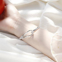 Load image into Gallery viewer, Hot new 925 Sterling Silver Bracelets for Women fine elegant flower bangle adjustable Jewelry Fashion Party Gifts Girl student 2022
