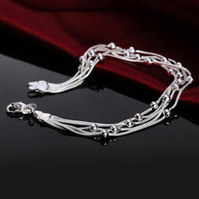 Load image into Gallery viewer, Hot 925 sterling silver Bracelets Snake chain round beads for women Retro Wedding party Wild Christmas Gifts fashion Jewelry 2022
