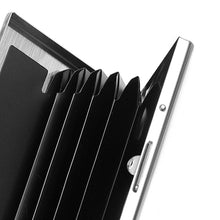 Load image into Gallery viewer, Fashion Aluminum Antimagnetic Card Holder Women Men Metal Cowhide Credit Card Business Card Holders Organizer Purse Wallet 2022
