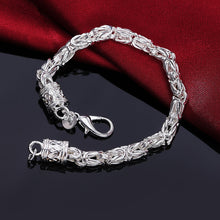 Load image into Gallery viewer, Hot new 925 sterling silver Bracelets Retro faucet domineering men's chain Wedding party Christmas Gift Fashion Jewelry 2022
