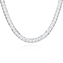Load image into Gallery viewer, Classic Men's 925 Sterling Silver Necklace high quality Jewelry personality 16-24 inches 8MM necklace fashion Christmas gifts 2022
