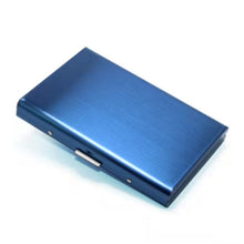 Load image into Gallery viewer, Fashion Aluminum Antimagnetic Card Holder Women Men Metal Cowhide Credit Card Business Card Holders Organizer Purse Wallet 2022
