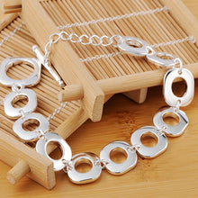 Load image into Gallery viewer, Hot 925 sterling silver Bracelets classic fashion Square chain for woman Wedding party Christmas Gift high quality Jewelry 2022
