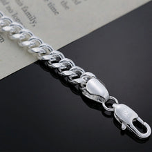 Load image into Gallery viewer, New fashion 925 sterling silver charm 8MM geometry Bracelets for women man classic party Wedding accessories Jewelry gifts 2022
